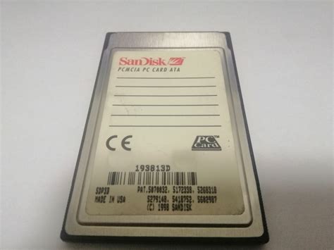 sandisk pcmcia pc card ata